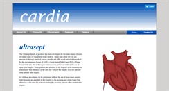 Desktop Screenshot of cardia.com