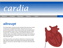 Tablet Screenshot of cardia.com